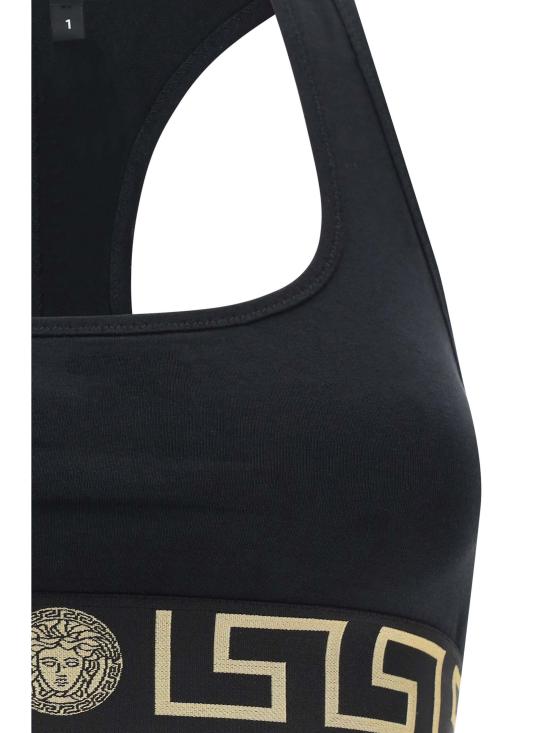 26SS 베르사체 민소매 티셔츠 AUD010391A10011 A1008 BLACK - VERSACE