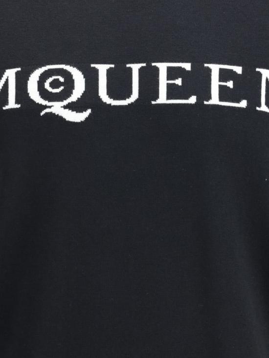 25FW 알렉산더 맥퀸 스웨터 839681Q1BEB 1218 Black - ALEXANDER MCQUEEN