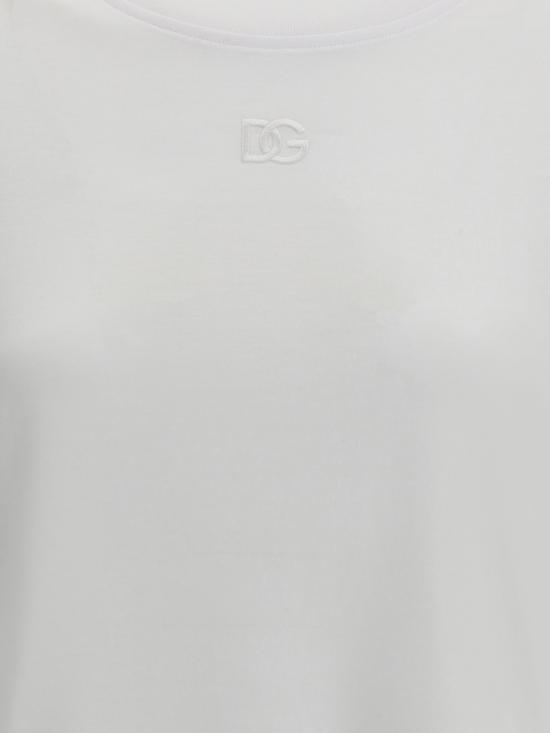 25FW 돌체앤가바나 반팔 티셔츠 F8V42ZGDC9C W0800 WHITE - DOLCE & GABBANA