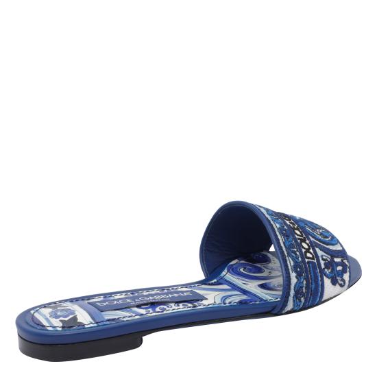 25FW 돌체앤가바나 뮬/슬리퍼 CQ0571 AV804HA3OB Blue - DOLCE & GABBANA