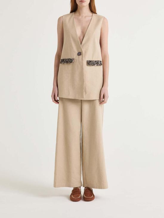  말리파르미 베스트 JE11211019211019 Camel - MALÌPARMI