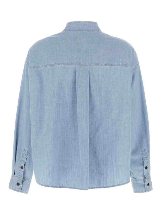  이자벨마랑에뚜왈 블라우스 HT0601FAC1I01E30LU Light Blue - ISABEL MARANT ETOILE