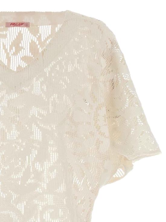  핀업스타 블라우스 PF161TS001 White - PIN UP STARS