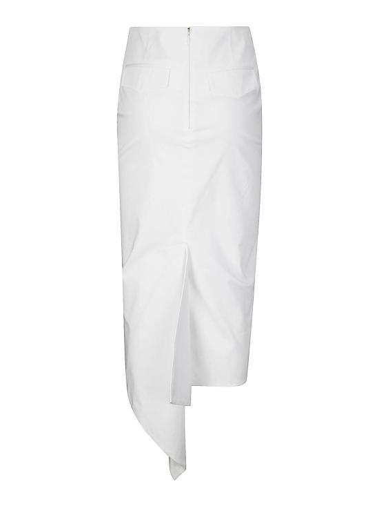 25SS 더 레이티스트 미디 스커트 TLW09001T0194ABTPT0001 White - THE LATEST