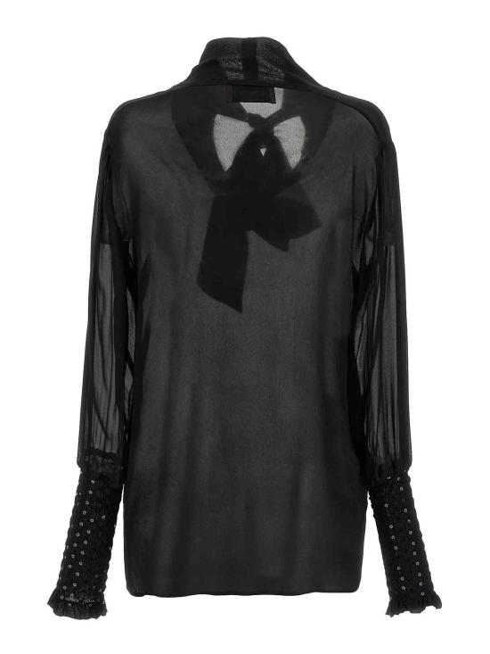  르 트윈스 블라우스 LORELLANERO Black - LE TWINS