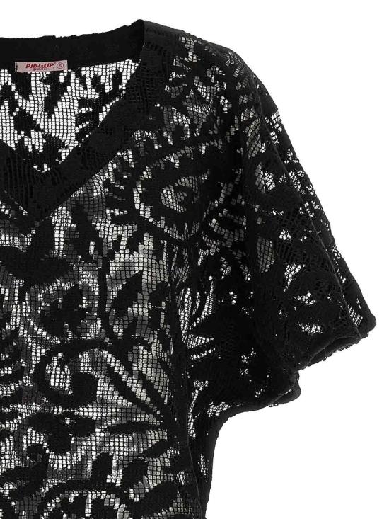  핀업스타 블라우스 PF161TS034 Black - PIN UP STARS