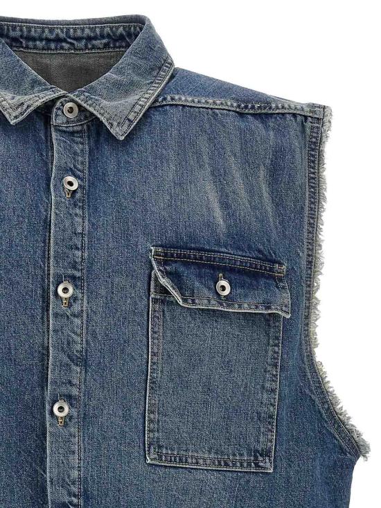  다크쉐도우 데님 셔츠 DU01E3764DWB06 Blue - DRKSHDW