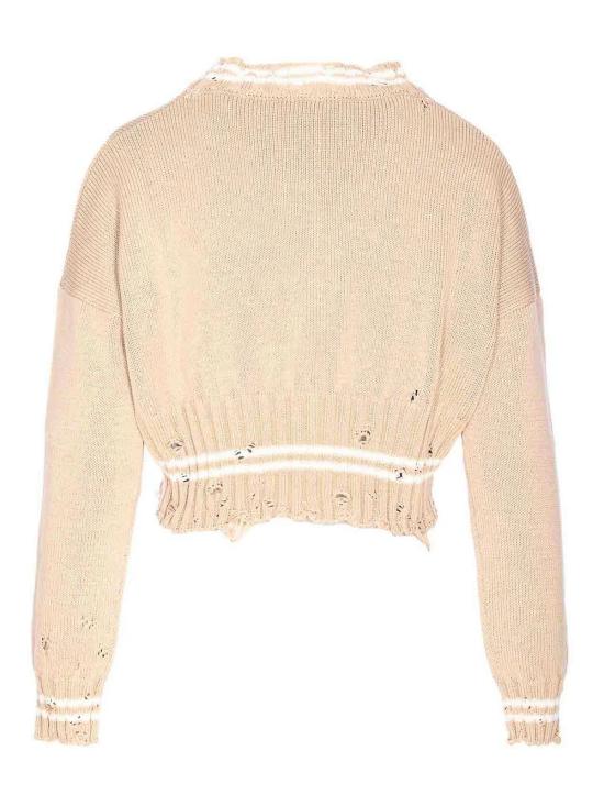 25FW 마르니 긴팔 티셔츠 GCMD0276Q2UFC65200W35 Beige - MARNI