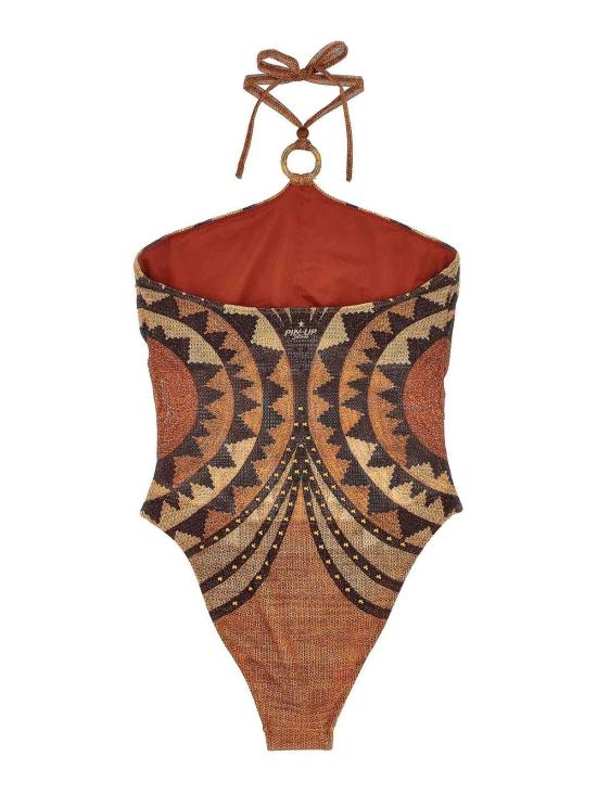  핀업스타 원피스 PF072I009 Brown - PIN UP STARS