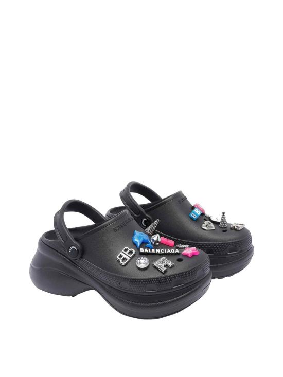 26FW 발렌시아가 x 크록스 지비츠 샌들 720762W0FOW1000 Black - BALENCIAGA
