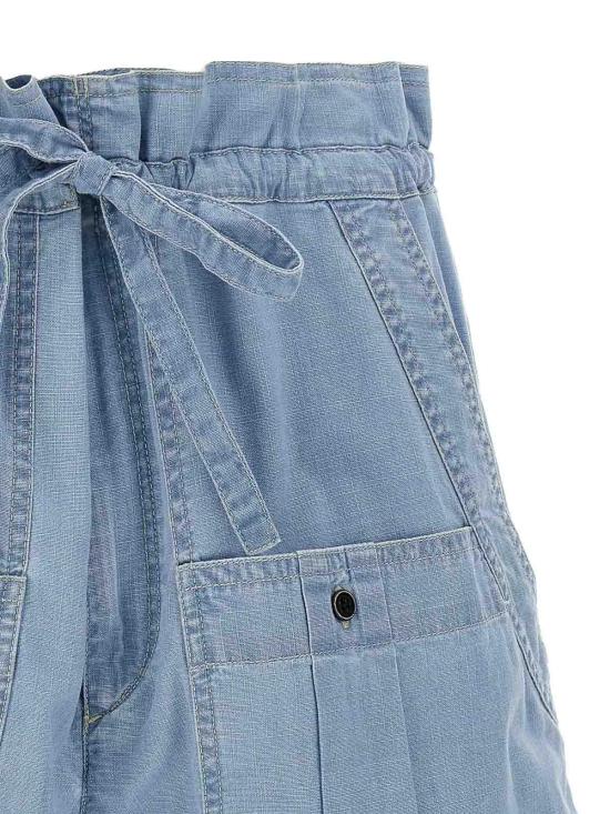  이자벨마랑에뚜왈 데님 숏팬츠 SH0209FAC1I01E30LU Light Blue - ISABEL MARANT ETOILE