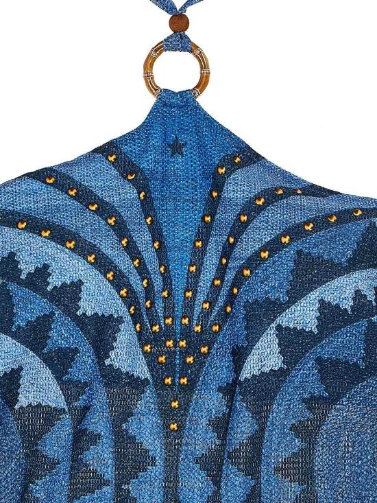  핀업스타 원피스 PF072I004 Blue - PIN UP STARS