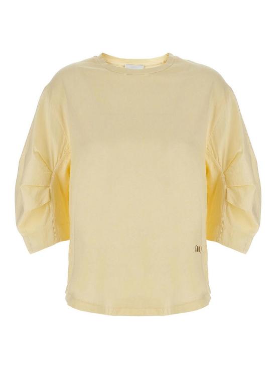  누드 반팔 티셔츠 1103E2528866 Beige