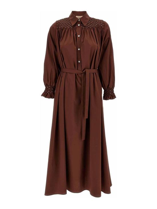  르 트윈스 스커트 BENEDETTAMARRONE Brown