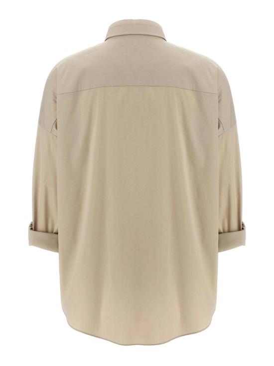 26FW 브루넬로 쿠치넬리 코튼 포플린 셔츠 M0091MA636C7498 Beige - BRUNELLO CUCINELLI