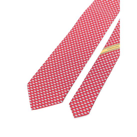 25FW 살바토레 페라가모 351295 0786487 ROSSO RED GREY - SALVATORE FERRAGAMO