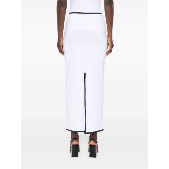  로웬 로즈 롱 스커트 RR J108 L WH NA WHITE - ROWEN ROSE