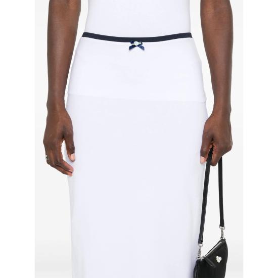  로웬 로즈 롱 스커트 RR J108 L WH NA WHITE - ROWEN ROSE