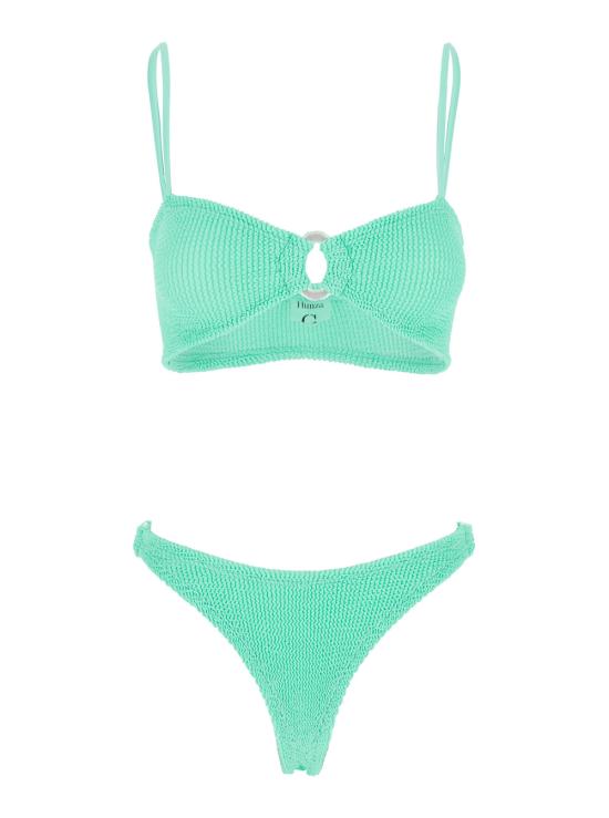 25FW 훈자 지 비키니 수영복 BMISTYPRLMETALLICMINT Green