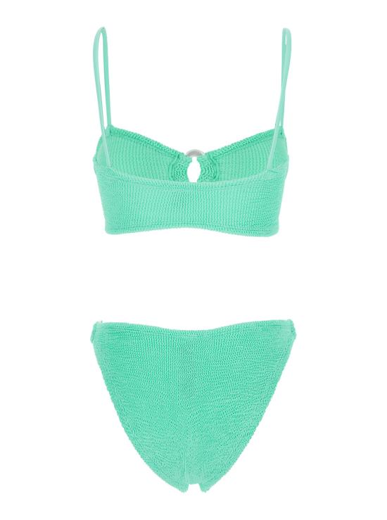 25FW 훈자 지 비키니 수영복 BMISTYPRLMETALLICMINT Green - HUNZA G