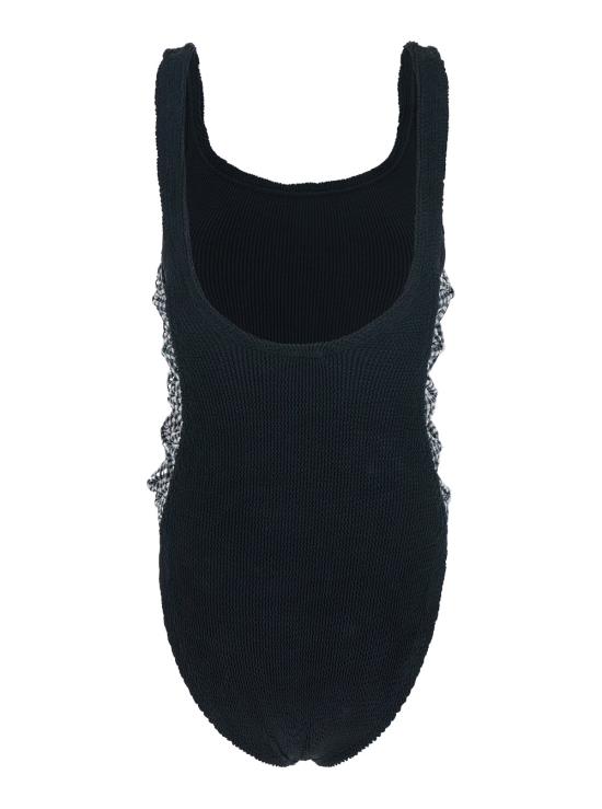 25FW 훈자 지 원피스 수영복 STIFFANYCRBLACKGINGHAM Black - HUNZA G