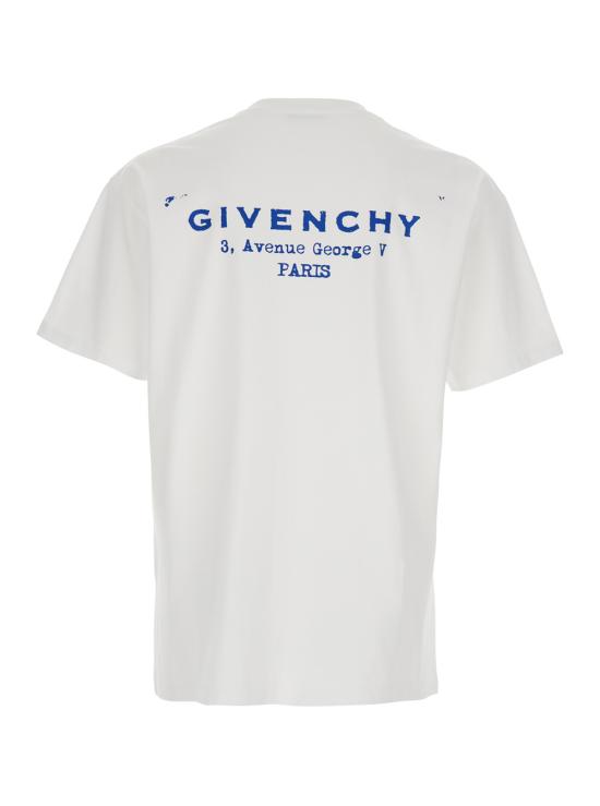 25FW 지방시 반팔 티셔츠 BM71NK3YRJ100 White - GIVENCHY