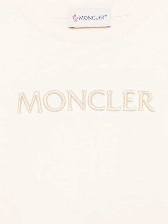25FW [키즈] 몽클레어 티셔츠 K2 954 8C000 16 89AT9 050 WHITE - MONCLER