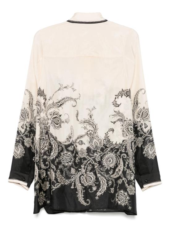 25FW 짐머만 셔츠 9923TSS251 CRMBLKFLO CREAM BLACK FLORAL - ZIMMERMANN