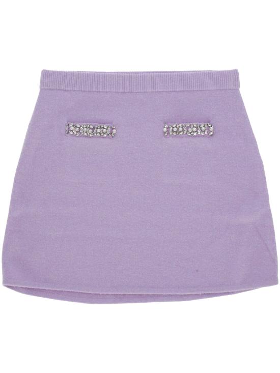 25FW 셀프 포트레이트 숏 스커트 PF25 085SKL LILAC Purple