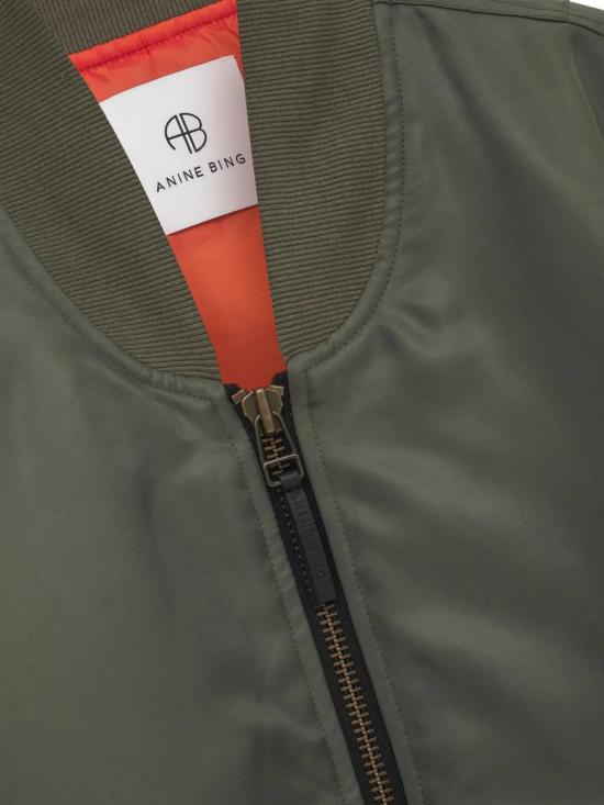 25FW 애니빙 봄버 자켓 A017160320 ARMY GREEN Army green - ANINE BING