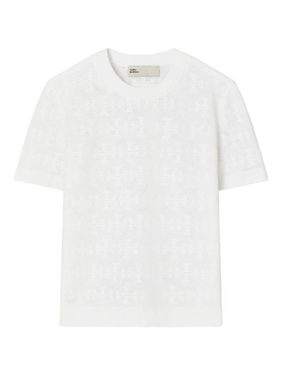 25FW 토리버치 반팔 티셔츠 168853 100 White