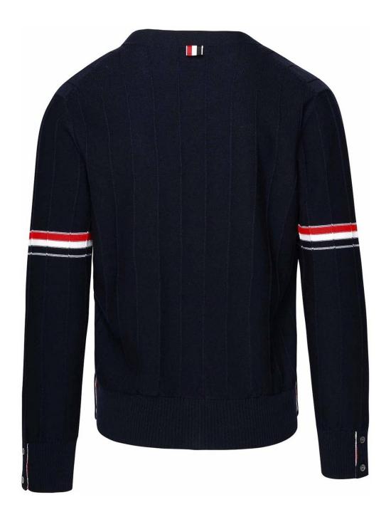 24FW 톰브라운 가디건 MKC519AY1002415 Dark Blue - THOM BROWNE