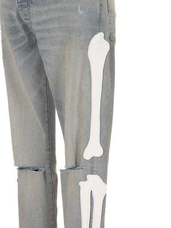 25FW 아미리 데님 팬츠 AMDNSY1157 Antique Indigo White - AMIRI