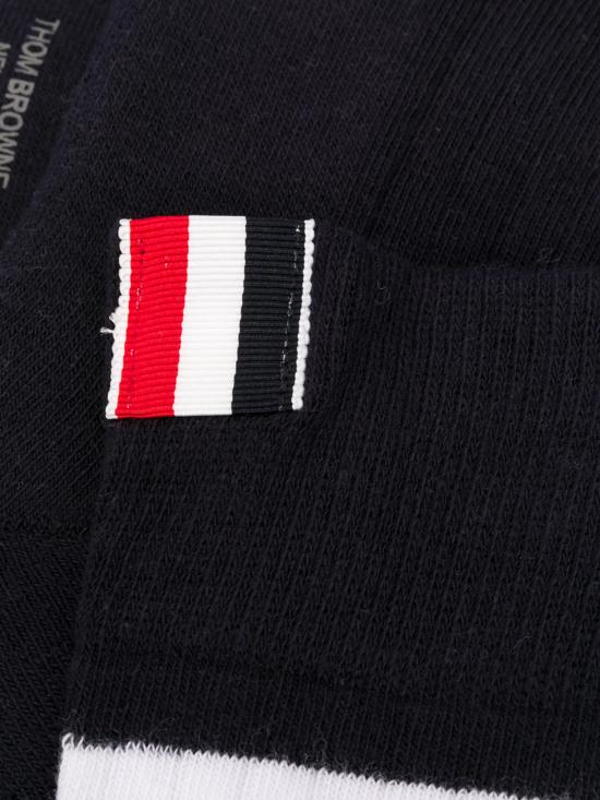 25FW 톰브라운 양말 MAS095A 01690415 Blue - THOM BROWNE