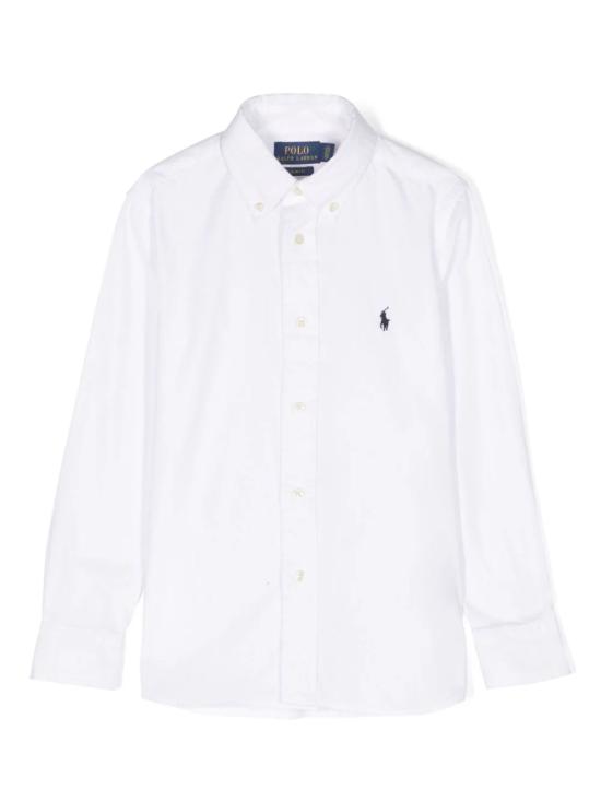 25FW [키즈] 폴로 랄프로렌 셔츠 322819238 001WHITE