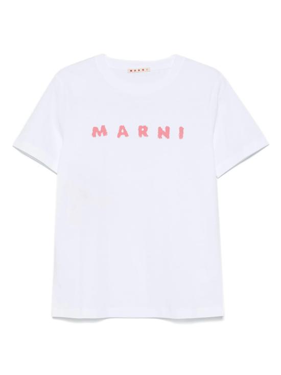 25FW 마르니 반팔 티셔츠 THJE0293P8 USCX42S1W01