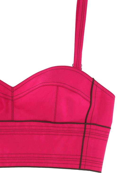 25FW 토리버치 민소매 티셔츠 172869 654 BOLD PINK - TORY BURCH