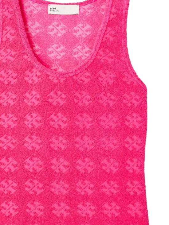 25FW 토리버치 민소매 티셔츠 171029 654 BOLD PINK - TORY BURCH