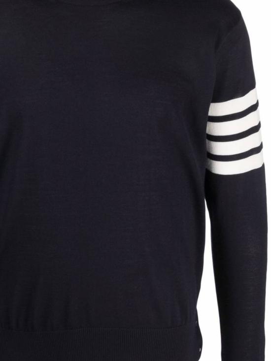 25FW 톰브라운 스웨터 MKA002A Y1014415 Blue - THOM BROWNE