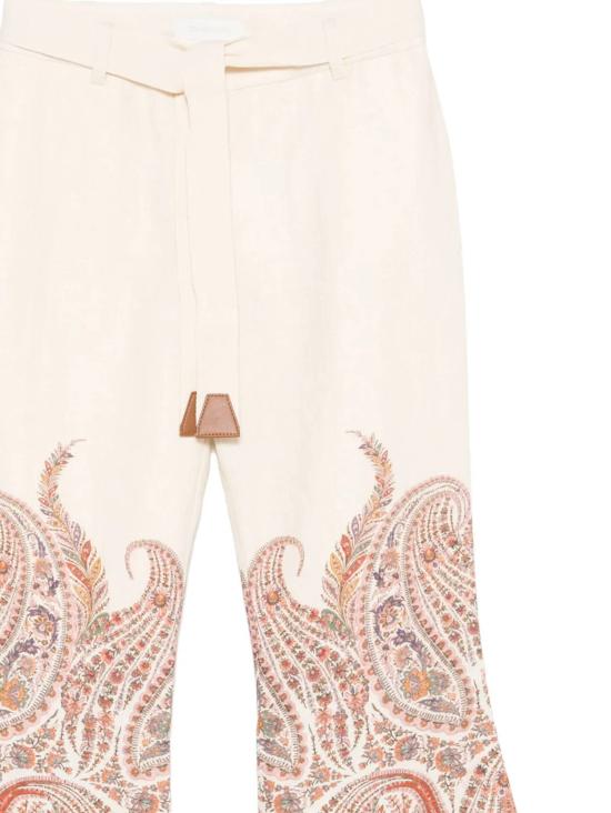 25FW 짐머만 팔라초 팬츠 3235PSS251 CRMPAI CREAM PAISLEY - ZIMMERMANN