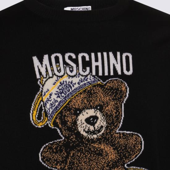 25FW 모스키노 스웨터 252ZZ092952002555 Black - MOSCHINO