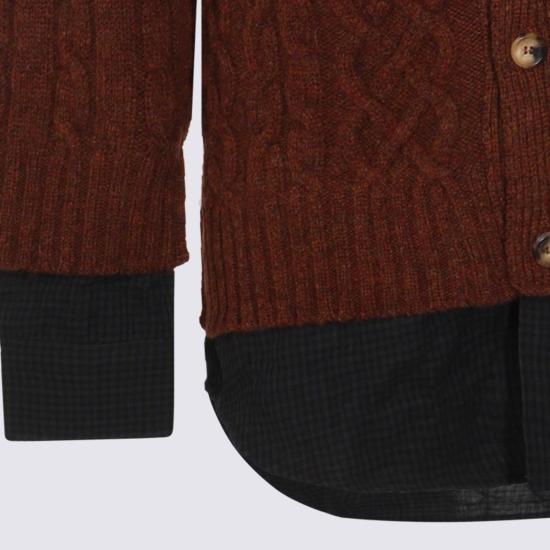 25FW 모스키노 가디건 252ZZ091152030108 BROWN - MOSCHINO