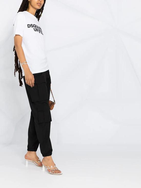  디스퀘어드2 반팔 티셔츠 S75GD0140 S23009 100 S - DSQUARED2