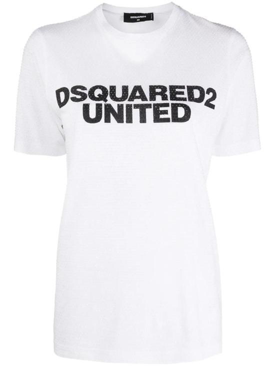  디스퀘어드2 반팔 티셔츠 S75GD0140 S23009 100 S