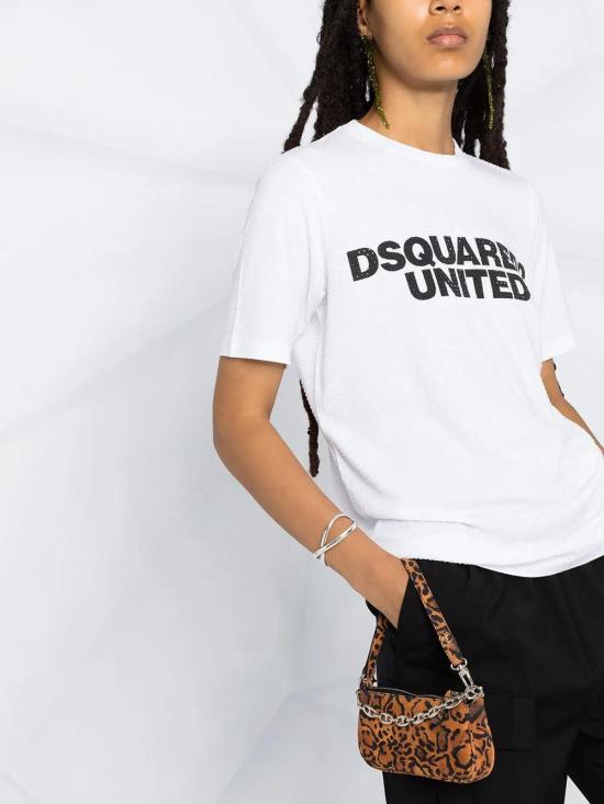  디스퀘어드2 반팔 티셔츠 S75GD0140 S23009 100 S - DSQUARED2