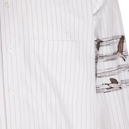 25FW 톰브라운 긴팔 셔츠 MWL272EE1384035 Grey - THOM BROWNE