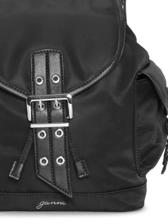 25FW 가니 백팩 A6528 099 Black - GANNI