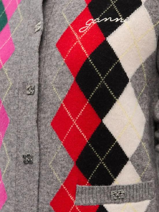 25FW 가니 스웨터 K2512 921 Paloma melange - GANNI