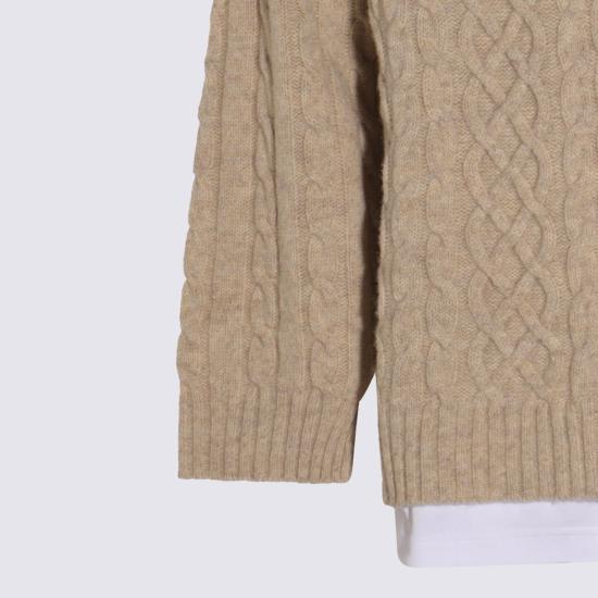 25FW 모스키노 스웨터 252ZZ091252030006 WHITE - MOSCHINO