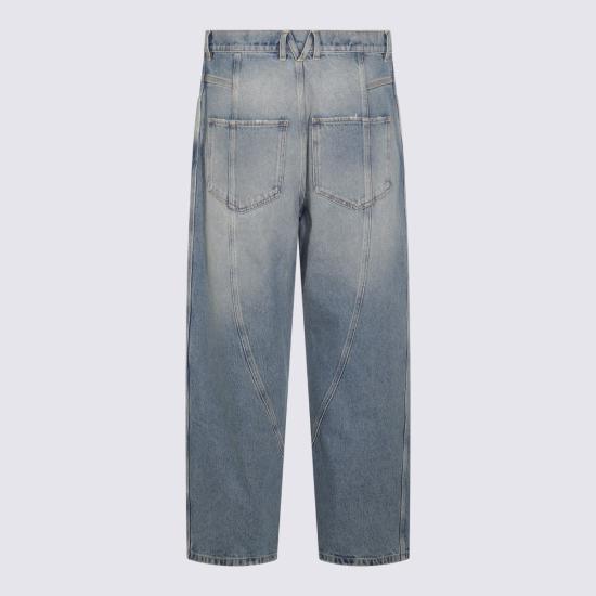 25FW 모스키노 데님 팬츠 252ZZ030552230281 BLUE - MOSCHINO